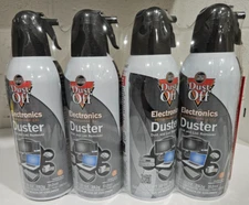 4 Dust-Off Falcon Compressed Air Gas Duster for Electronics Dust Lint Remover