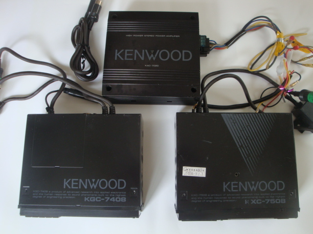 カーオーディオ KENWOOD KXC-7508 KGC-7408 KDC-9 KAC-5208 カーオーディオ KENWOOD KXC-7508 KGC-7408 KDC-9 KAC-5208