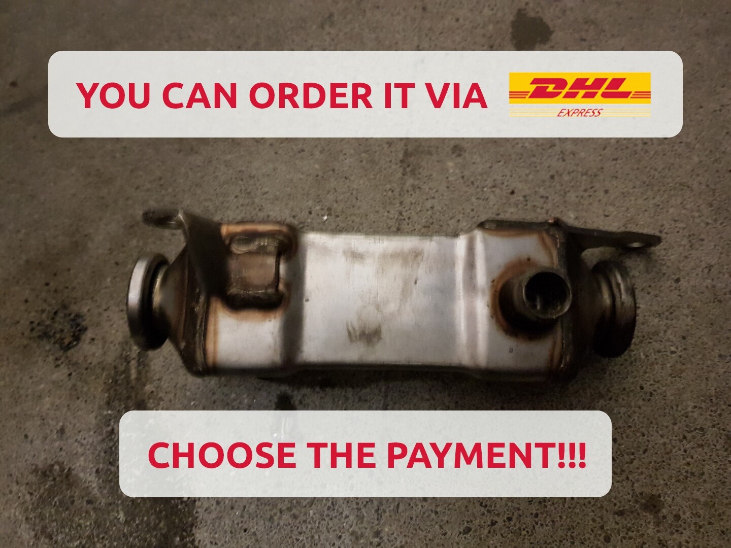 Used Genuine EGR Cooler For BMW E39 530d E46 330d 7787404 
