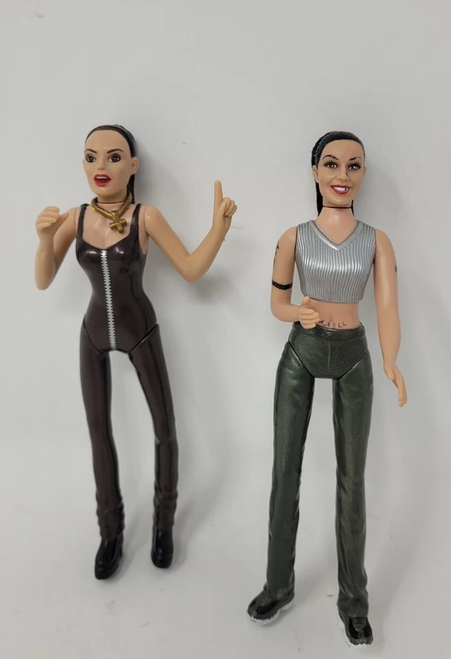 Vintage Toymax Spice Girls Action Figure Lot 2 Posh Victoria Sporty Mel C Band  - Image 2 of 4