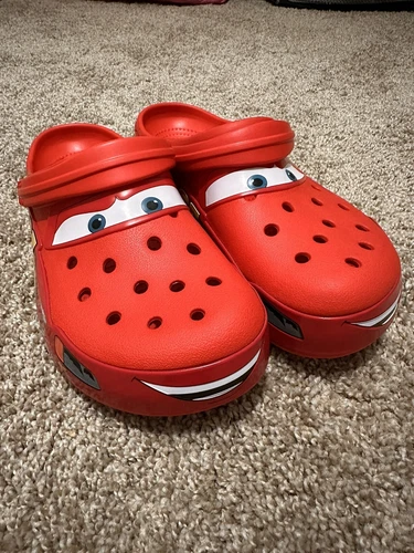 Lightning McQueen Crocs/Clogs Size 10M 12W Size