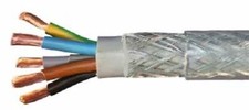 SY Cable 5 Core 6mm Steel Braided Multicore Control Flexible. Sold PER METER