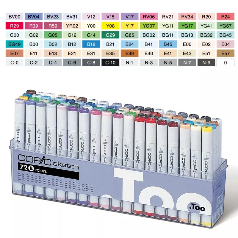 Copic : Marker Set B : Set Of 72