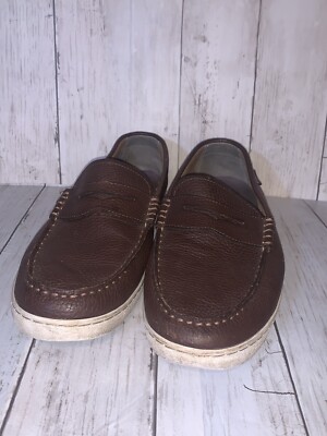 COLE HAAN Nantucket Brown Sz 10 M Men Pinch Leather Penny  display picture 2
