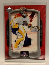 #41 Roberto Luongo Florida Panthers 2005-06 Upper Deck Rookie Update Hockey Card