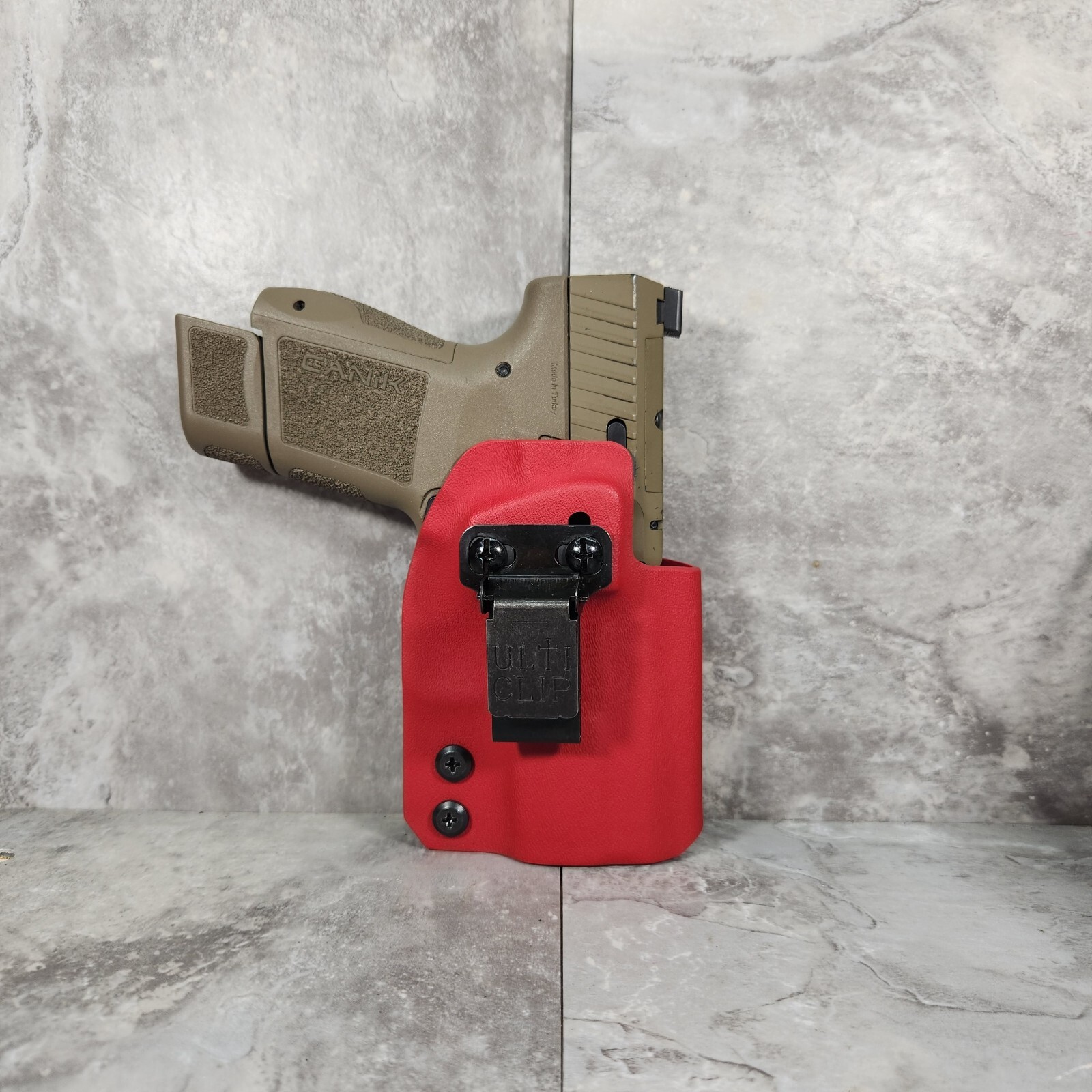 EMT Red IWB Holster with Ulticlip - Select Your Model for Ultimate Concealment
