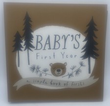 Babies Little Camper First Year Memory Books Journal Photos Albums Shower Gifts