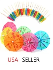 25 PCS Cocktail Umbrellas Picks for Drink Party Supplies Cocktail Drinks Picks