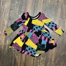 Little Sleepies Nightmare Before Christmas Sally  s Patchwork Twirl Dress 6-12M