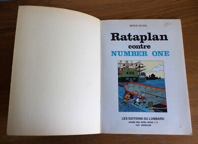 RATAPLAN et l'ibis d'or BERCK DUVAL le lombard 1964