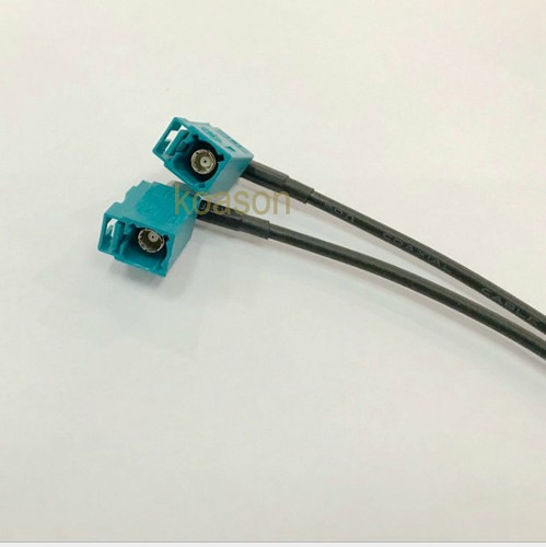 Fakra GPS Antenna split Splitter Adapter cable harness for BMW Benz Audi Screen - 第 5/6 張圖片