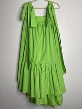 Christopher John Rogers for Target High Low Babydoll Dress Light Green Small