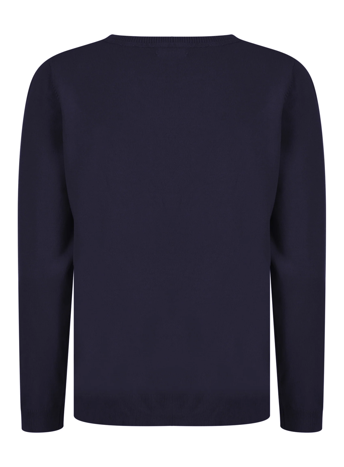 Ladies Bon Marche Pearl Embroidery Diamante Dandelion Jumper Blue Navy