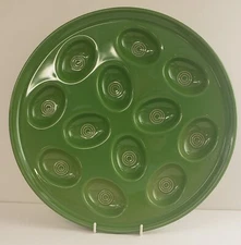 Fiesta Shamrock Deviled Egg Platter by Homer Laughlin