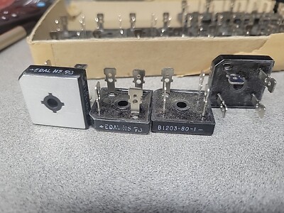 4pcs - 35Amp 400Amp Max Bridge Rectifier Single Phase B1203-80-1 (5C5)