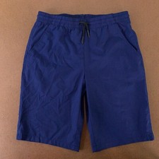 Nautica Boys Size Large 14/16 Navy Blue Drawstring Waist Pocketed Shorts