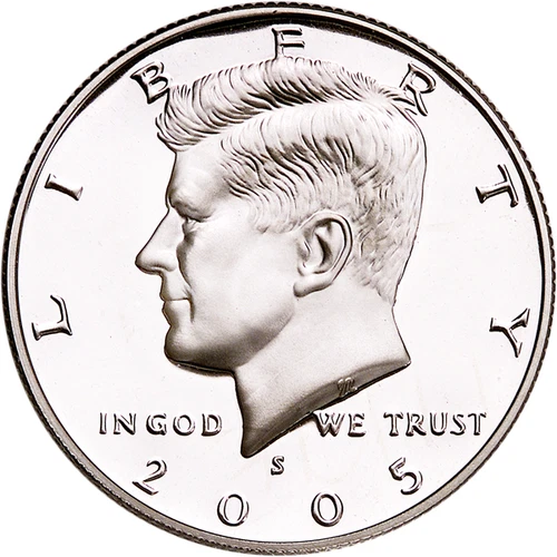 2005 -S Kennedy half dollar Gem DCAM Proof 90% Silver