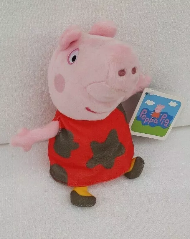 Famille en peluche de Peppa Pig. Vidéos en français pour enfant. Peppa a  cassé sa jambe! 