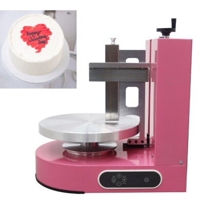 13.7'' Cake Cream Coating Machine Adjust Speed Spreading Height  Reverse Directio
