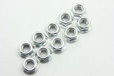 Bike Bicycle Axle Nuts Hub Nuts 3/8 x 26TPI Galvanizing 10pc