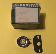 Clarostat Rheostat Control U-39 1.5 Ohm, (100-60) Nos