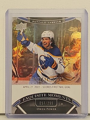 2022-23 Exquisite Collection Exquiste Moments Owen Power 057/299