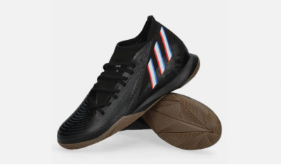 ADIDAS PREDATOR EDGE .3 INDOOR SOCCER SHOES BLACK GX0020 | eBay