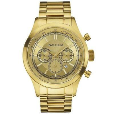 Nautica Men's N22619G BFD 104 Chronograph Movement Watch