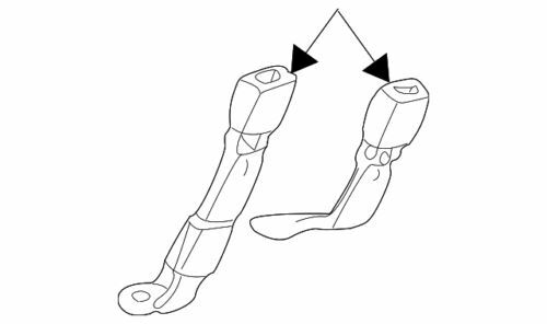 Extremo de hebilla para GM (P/N 88955224)
