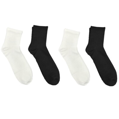 12 PAAR KNÖCHELKRAGEN SOCKEN BAUMWOLLE SCHOTTISCHES FADEN HERREN STREIFENMUSTER
