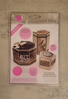 Tonic Studios Dimensions VERSO Let's Celebrate Kaleidoscope Bx Decorative Panel