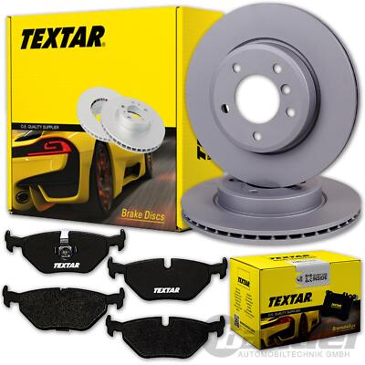 TEXTAR BREMSSCHEIBEN 258mm + BELÄGE VORNE passend für FORD FIESTA 5 V + FUSION
