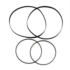 Zahara Pack of 4 Belts Dual Deck Cassette Player Replacement for Sony TC-WE435/T