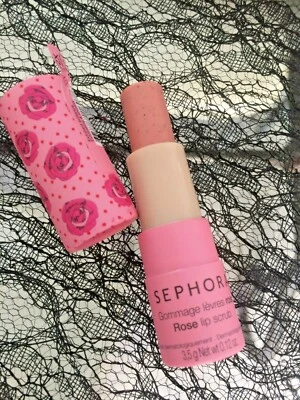SEPHORA BAUME GOMMAGE LEVRES EXFOLIANT BRILLANCE ROSE