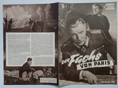 DNF 1957  Der Fuchs von Paris  Martin Held, Marianne Koch, Hardy Krüger, Paul Ha
