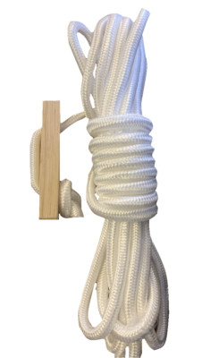 Marquee Guy Ropes Party tent Marquee 1cm thick Single Guy rope with Wooden Runner 4.8m ...