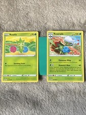 Pokemon TCG Lost Origin ROSELIA 14/196 + ROSERADE 15/196