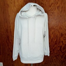 Calvin Klein Jeans Women s Hoodie Beige Patch Logo L Large