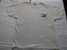 Vintage Tommy Hilfiger Flag Pocket T-shirt XL 90s Jeans