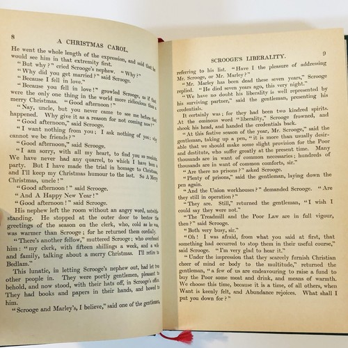 A Christmas Carol and Other Stories by Charles Dickens (HC 1987) Great Writers - Picture 14 of 15