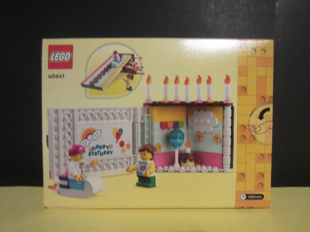 Lego Birthday Cake 40641 with Candles 2023 Set NEW SEALED BOX NSB