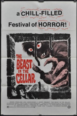 Beast In The Cellar 1971 Original 27x41 Filmplakat Beryl Reid Flora Robson