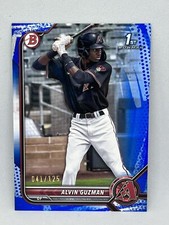 2022 Bowman Alvin Guzman Blue Pattern Paper 1st /125 Arizona Diamondbacks #BP-18