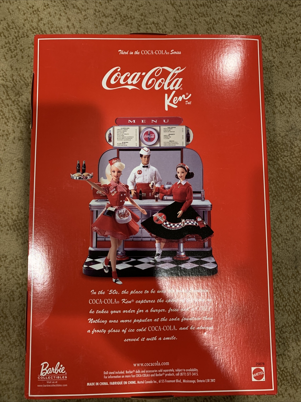 coca cola ken doll