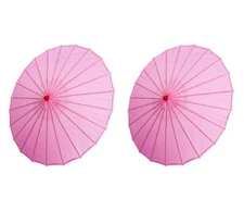 THY COLLECTIBLES Set of 2 Kid's Size 22" Japanese Chinese Umbrella Parasols