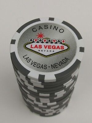 Las Vegas Nevada Casino Pro Poker Chips Set Of 20 Gray No Value Camel Promo Ebay