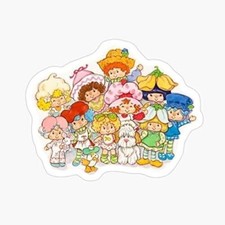 Vintage Strawberry Shortcake Sticker Decal