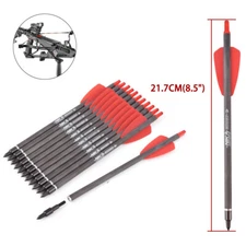 12X7.5"Carbon Crossbow Bolts Arrows 2" Vanes SP350 Crossbow Hunting Arrow