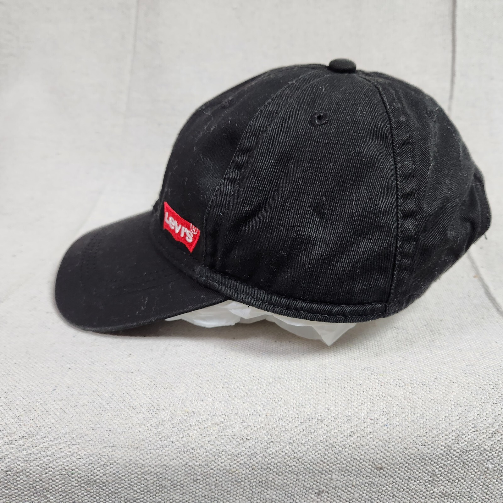 Levis Cap Hat Strap Back Adjustable Black Red Emb… - image 5