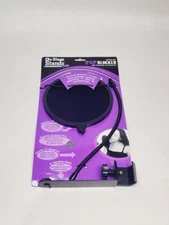 On Stage Stands Pop Blocker w/ Gooseneck & Clamp Bar - New in Package, Black